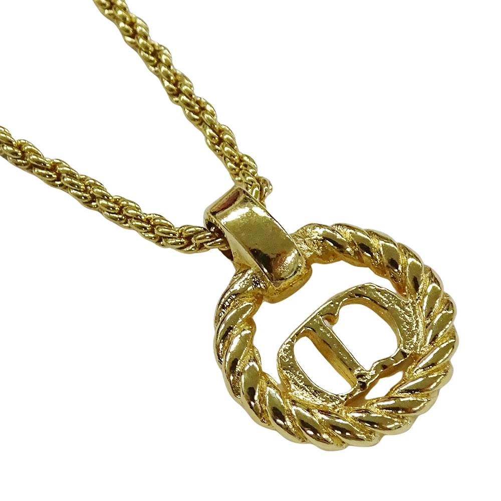 Dior ディオール ネックレス GP ゴールド レディース 【中古】