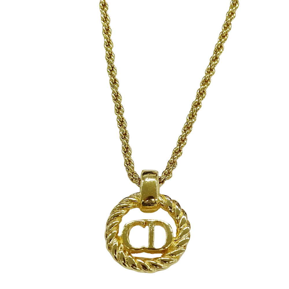 Dior ディオール ネックレス GP ゴールド レディース 【中古】