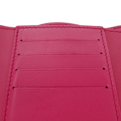 LOUIS VUITTON ルイ・ヴィトン ポルトフォイユ･カプシーヌ コンパクト 三つ折り財布 ノワール・ホットピンク M62157 レディース 【中古】
