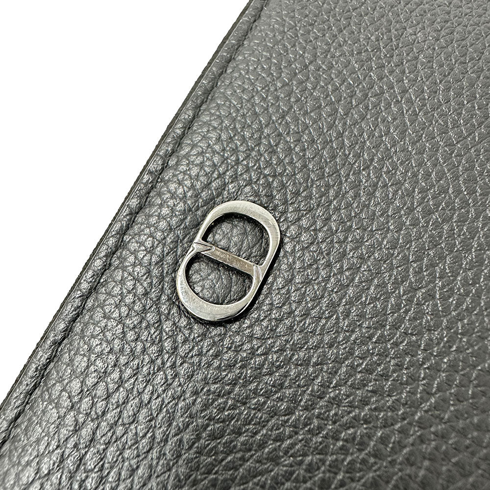 Dior ディオール クラッチ・セカンドバッグ ブラック レザー メンズ 【中古】