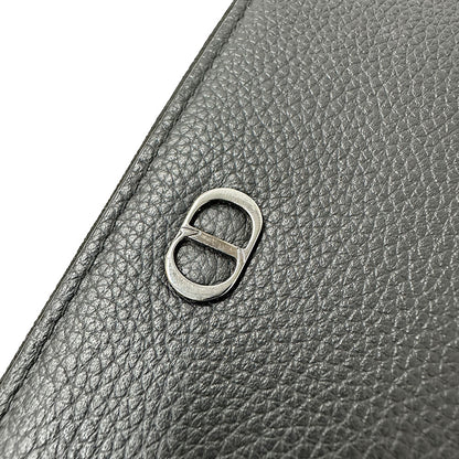 Dior ディオール クラッチ・セカンドバッグ ブラック レザー メンズ 【中古】
