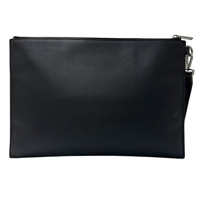 Dior ディオール クラッチ・セカンドバッグ ブラック レザー メンズ 【中古】