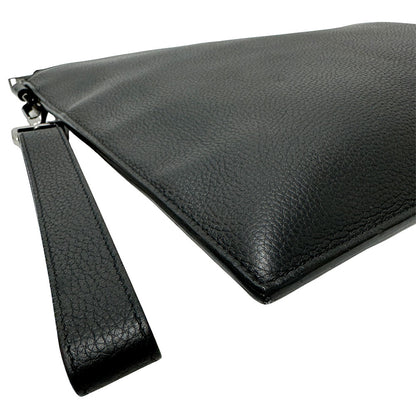 Dior ディオール クラッチ・セカンドバッグ ブラック レザー メンズ 【中古】