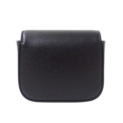 CELINE セリーヌ ミニクロード ショルダーバッグ トリオンフ ブラック レディース 【中古】