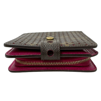 LOUIS VUITTON ルイ・ヴィトン ペルフォ コンパクト ジップ 三つ折り財布 モノグラム フューシャ M95188 モノグラムキャンバス レディース 【中古】