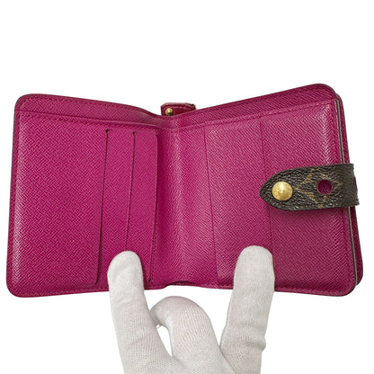 LOUIS VUITTON ルイ・ヴィトン ペルフォ コンパクト ジップ 三つ折り財布 モノグラム フューシャ M95188 モノグラムキャンバス レディース 【中古】