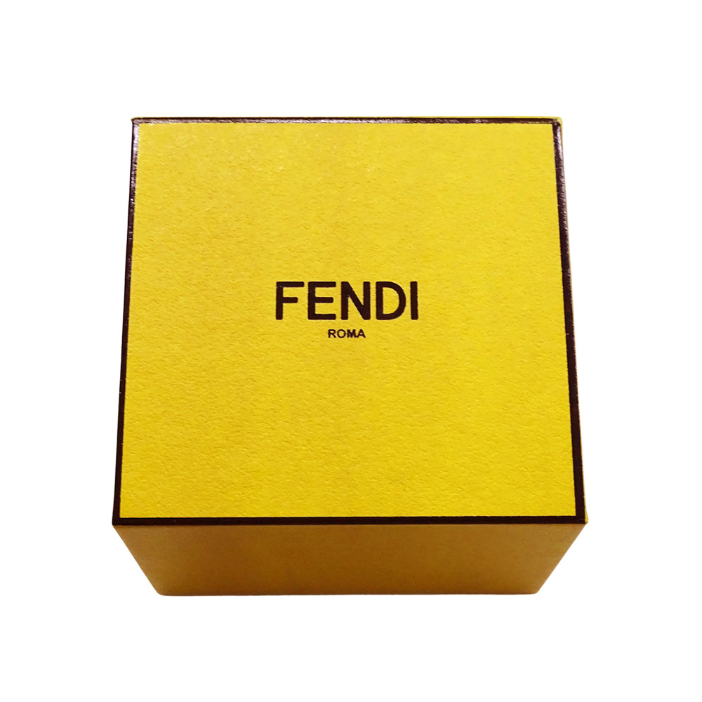 FENDI フェンディ リング 指輪 バゲット メタル ゴールド S レディース 8AH813 W2Y 【中古】