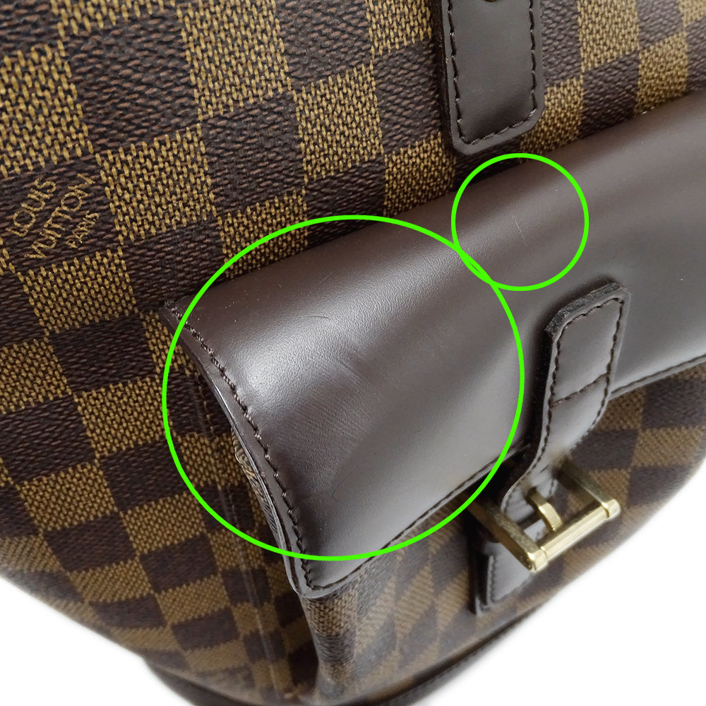 LOUIS VUITTON ルイ・ヴィトン マノスク GM トートバッグ ダミエ ダミエエベヌ N51120 ダミエキャンバス レディース 【中古】