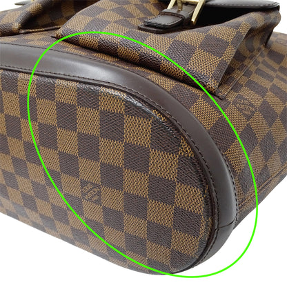 LOUIS VUITTON ルイ・ヴィトン マノスク GM トートバッグ ダミエ ダミエエベヌ N51120 ダミエキャンバス レディース 【中古】
