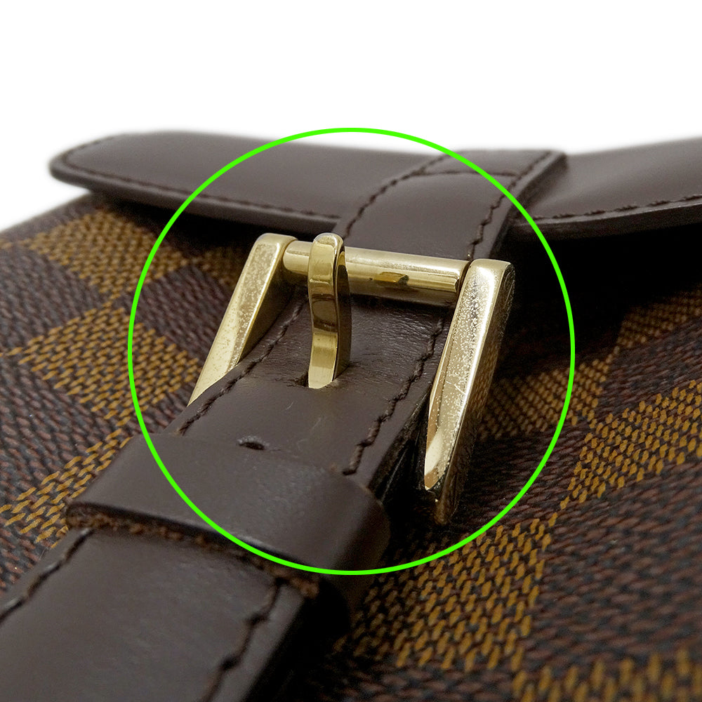 LOUIS VUITTON ルイ・ヴィトン マノスク GM トートバッグ ダミエ ダミエエベヌ N51120 ダミエキャンバス レディース 【中古】