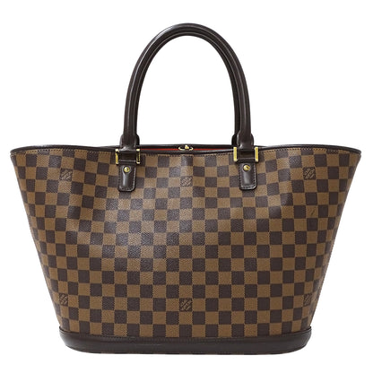 LOUIS VUITTON ルイ・ヴィトン マノスク GM トートバッグ ダミエ ダミエエベヌ N51120 ダミエキャンバス レディース 【中古】