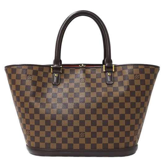 LOUIS VUITTON ルイ・ヴィトン マノスク GM トートバッグ ダミエ ダミエエベヌ N51120 ダミエキャンバス レディース 【中古】