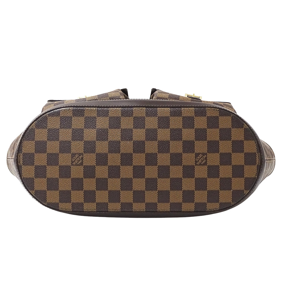 LOUIS VUITTON ルイ・ヴィトン マノスク GM トートバッグ ダミエ ダミエエベヌ N51120 ダミエキャンバス レディース 【中古】