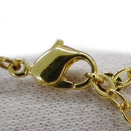 Dior ディオール ネックレス ラインストーン ゴールド レディース 【中古】