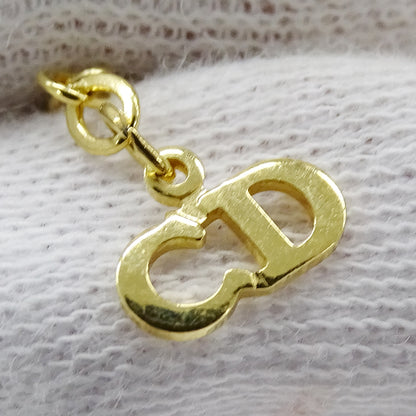 Dior ディオール ネックレス ラインストーン ゴールド レディース 【中古】