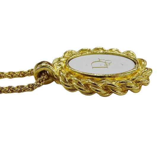 Dior ディオール ネックレス GP ゴールド レディース 【中古】