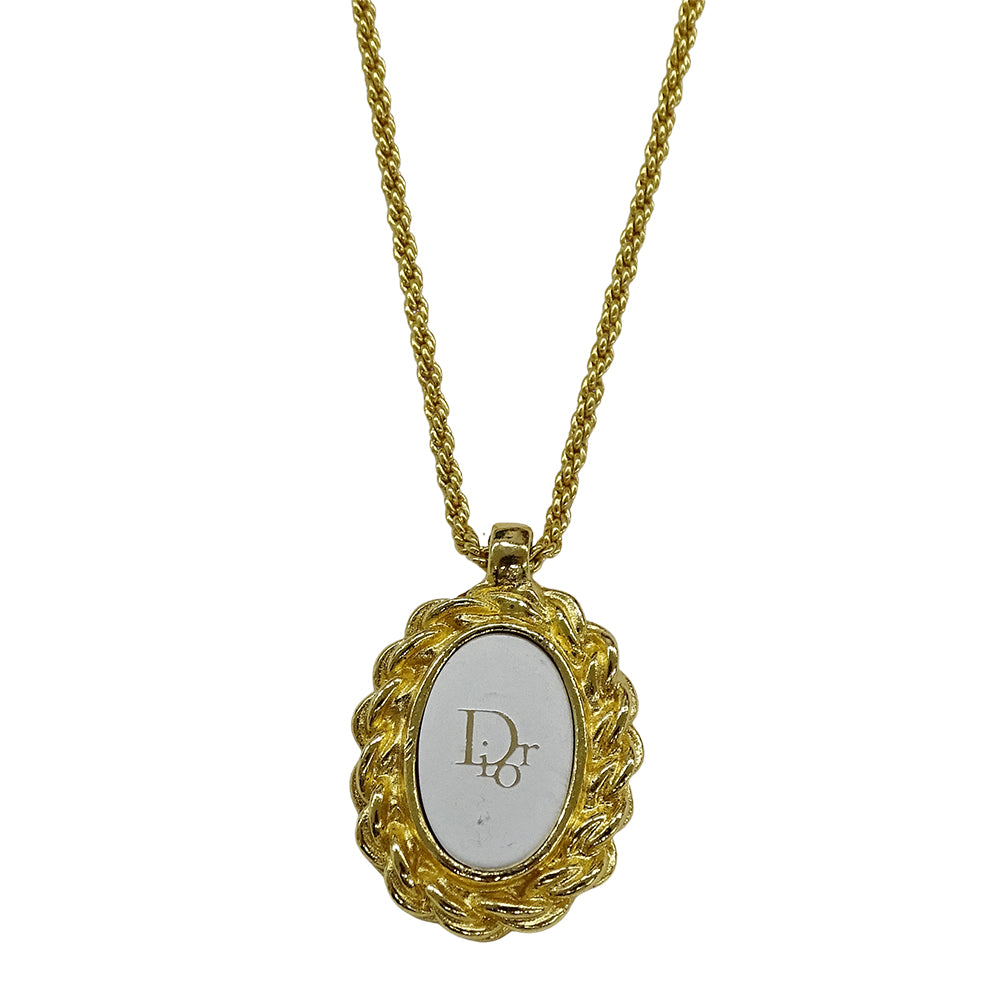 Dior ディオール ネックレス GP ゴールド レディース 【中古】