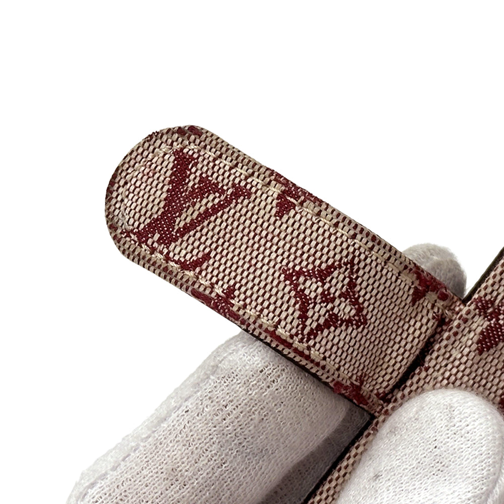 LOUIS VUITTON ルイ・ヴィトン アジェンダPM 手帳カバー モノグラム ミニ チェリー レッド R20912 キャンバス レディース メンズ 【中古】