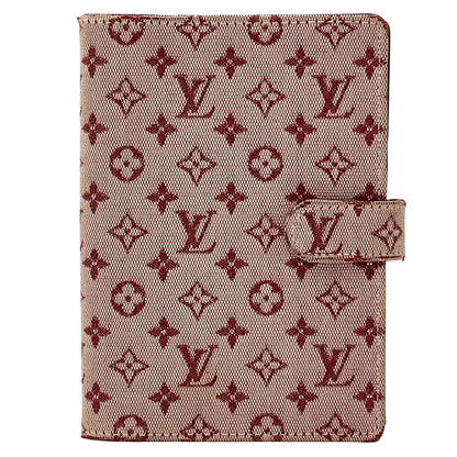 LOUIS VUITTON ルイ・ヴィトン アジェンダPM 手帳カバー モノグラム ミニ チェリー レッド R20912 キャンバス レディース メンズ 【中古】