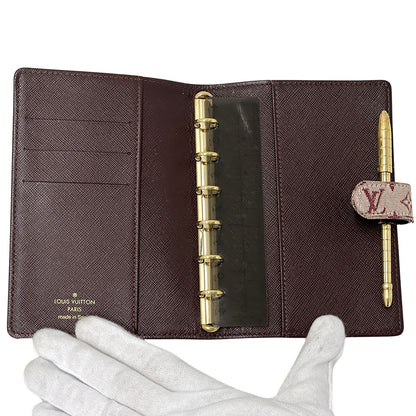 LOUIS VUITTON ルイ・ヴィトン アジェンダPM 手帳カバー モノグラム ミニ チェリー レッド R20912 キャンバス レディース メンズ 【中古】