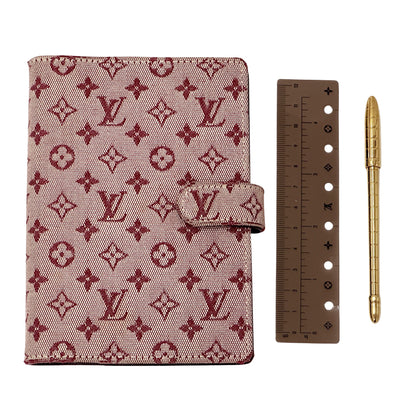 LOUIS VUITTON ルイ・ヴィトン アジェンダPM 手帳カバー モノグラム ミニ チェリー レッド R20912 キャンバス レディース メンズ 【中古】