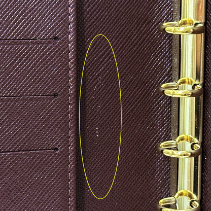 LOUIS VUITTON ルイ・ヴィトン アジェンダPM 手帳カバー モノグラム ミニ チェリー レッド R20912 キャンバス レディース メンズ 【中古】