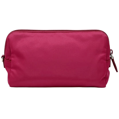 PRADA プラダ ポーチ ピンク ナイロン レディース 【中古】