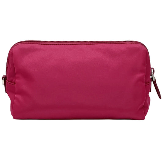 PRADA プラダ ポーチ ピンク ナイロン レディース 【中古】