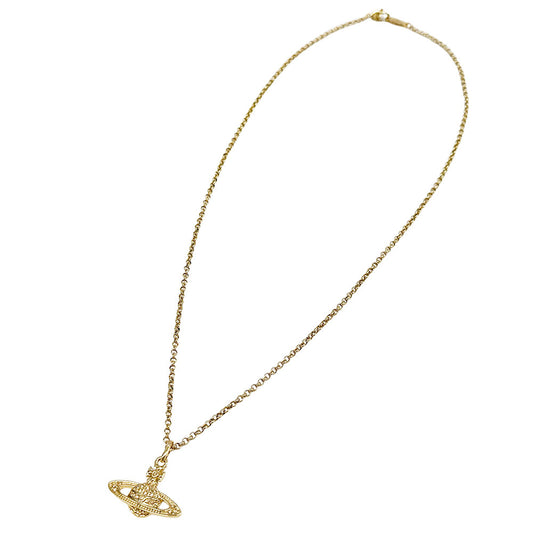 Vivienne Westwood ヴィヴィアン・ウエストウッド ネックレス ラインストーン ゴールド レディース 【中古】