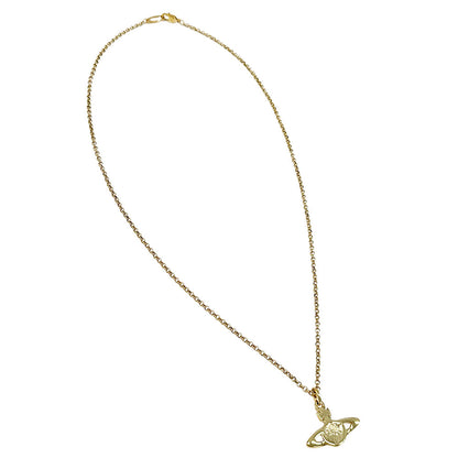 Vivienne Westwood ヴィヴィアン・ウエストウッド ネックレス ラインストーン ゴールド レディース 【中古】