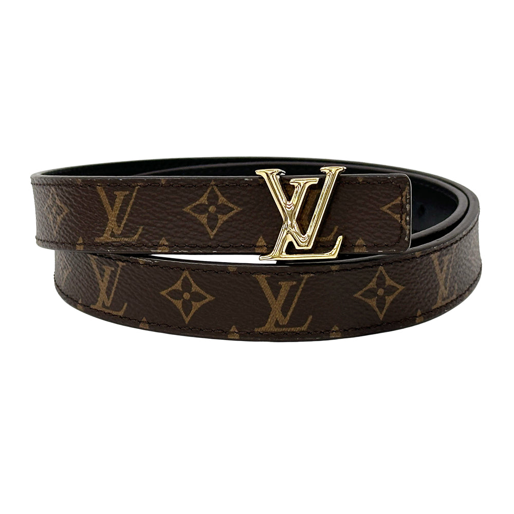 LOUIS VUITTON ルイ・ヴィトン ベルト・LVアイコニック 20MM ベルト モノグラム ブラウン ブラック M0431 モノグラムキャンバス レディース 【中古】