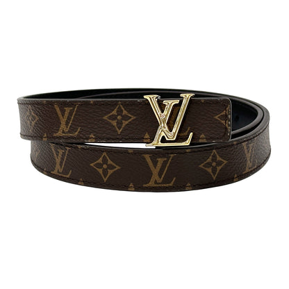 LOUIS VUITTON ルイ・ヴィトン ベルト・LVアイコニック 20MM ベルト モノグラム ブラウン ブラック M0431 モノグラムキャンバス レディース 【中古】