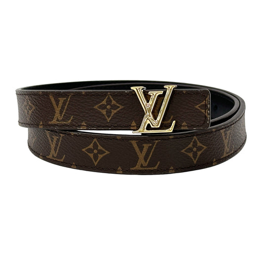 LOUIS VUITTON ルイ・ヴィトン ベルト・LVアイコニック 20MM ベルト モノグラム ブラウン ブラック M0431 モノグラムキャンバス レディース 【中古】