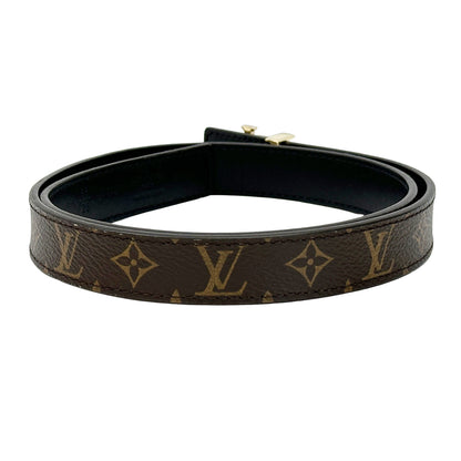 LOUIS VUITTON ルイ・ヴィトン ベルト・LVアイコニック 20MM ベルト モノグラム ブラウン ブラック M0431 モノグラムキャンバス レディース 【中古】