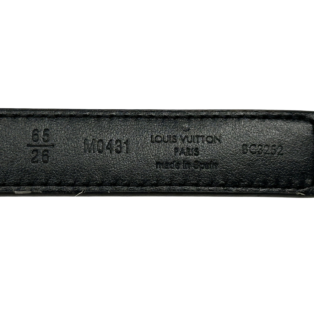 LOUIS VUITTON ルイ・ヴィトン ベルト・LVアイコニック 20MM ベルト モノグラム ブラウン ブラック M0431 モノグラムキャンバス レディース 【中古】