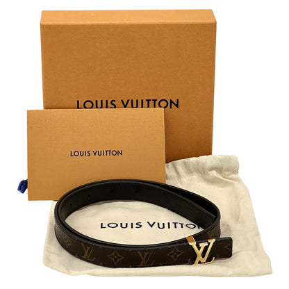 LOUIS VUITTON ルイ・ヴィトン ベルト・LVアイコニック 20MM ベルト モノグラム ブラウン ブラック M0431 モノグラムキャンバス レディース 【中古】