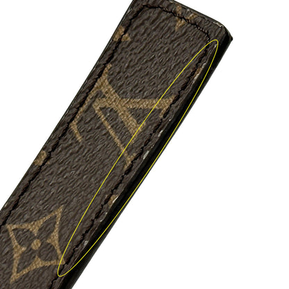 LOUIS VUITTON ルイ・ヴィトン ベルト・LVアイコニック 20MM ベルト モノグラム ブラウン ブラック M0431 モノグラムキャンバス レディース 【中古】