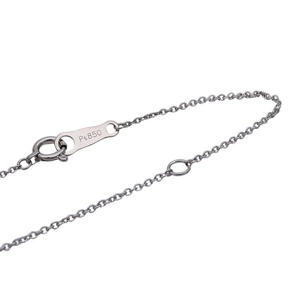 VENDOME ヴァンドーム ネックレス PT850 PT900 プラチナ ダイヤモンド シルバー レディース 磨き済み 【中古】