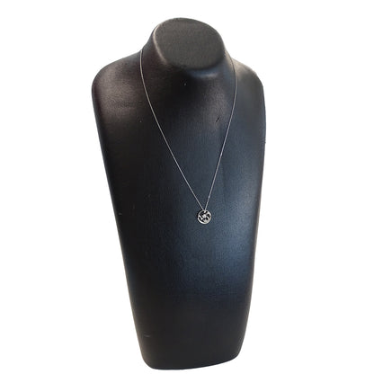 STAR JEWELRY スタージュエリー ネックレス PT950 ダイヤモンド プラチナ シルバー レディース 磨き済み 【中古】