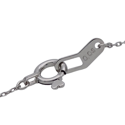 STAR JEWELRY スタージュエリー ネックレス PT950 ダイヤモンド プラチナ シルバー レディース 磨き済み 【中古】