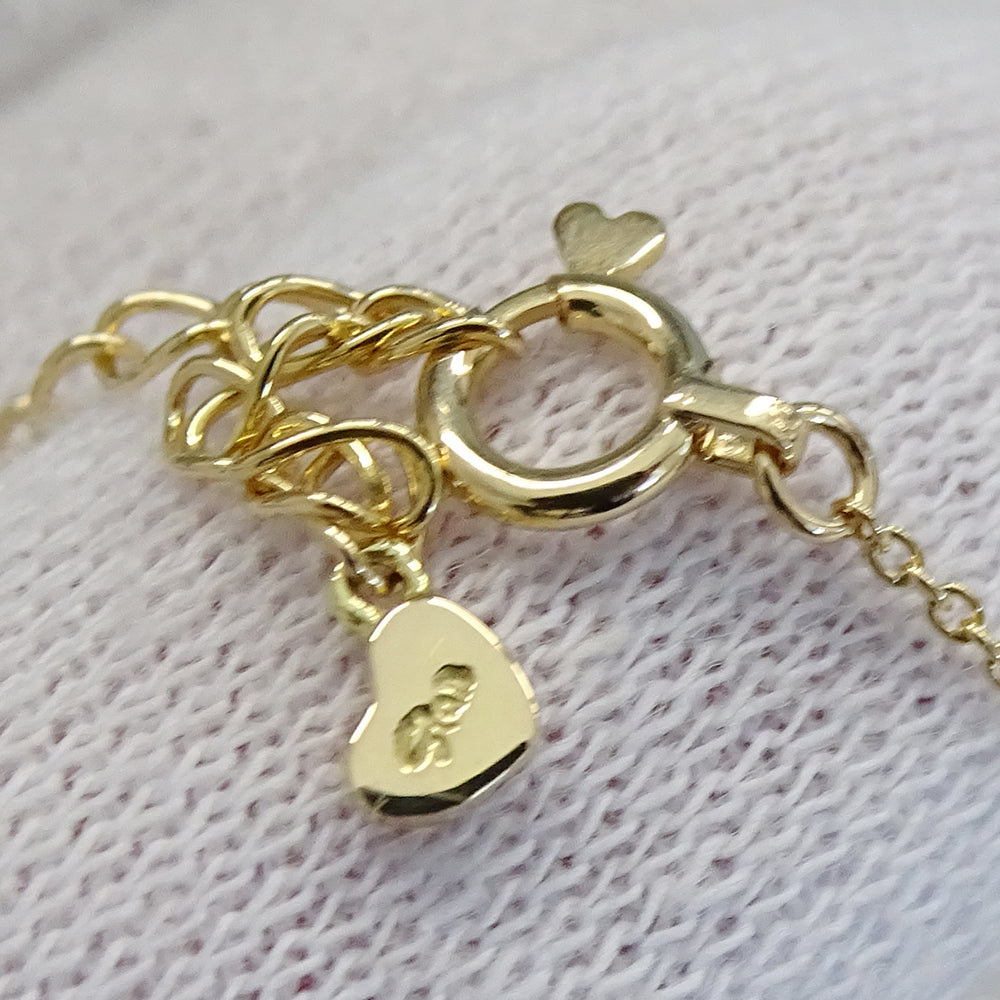 STAR JEWELRY スタージュエリー Kiss ｍe ネックレス K18YG イエローゴールド ダイヤモンド レディース 磨き済み 【中古】