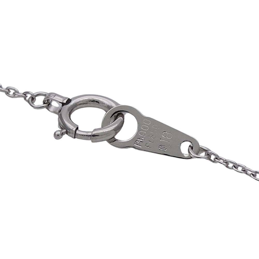 VENDOME ヴァンドーム クロス ネックレス PT900 PT850 プラチナ ダイヤモンド シルバー レディース 磨き済み 【中古】