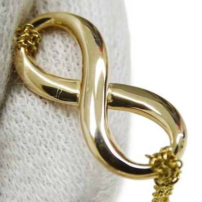 TIFFANY&Co. ティファニー インフィニティ ∞ ネックレス 750PG ピンクゴールド レディース 磨き済み 【中古】