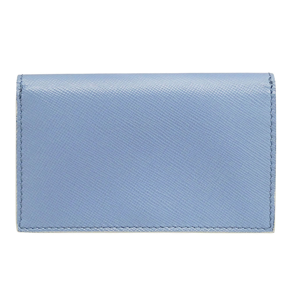 MARNI マルニ カードケース ブルー レザー レディース 【中古】