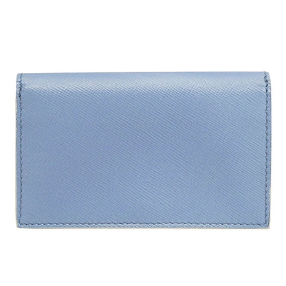 MARNI マルニ カードケース ブルー レザー レディース 【中古】