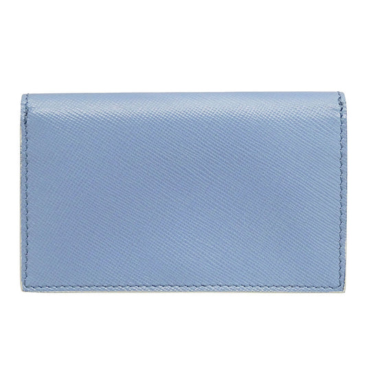 MARNI マルニ カードケース ブルー レザー レディース 【中古】
