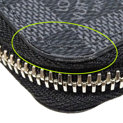 LOUIS VUITTON ルイ・ヴィトン ジッピーウォレット・ヴェルティカル 長財布 ダミエ グラフィット ブラック N63095 ダミエグラフィットキャンバス メンズ 【中古】