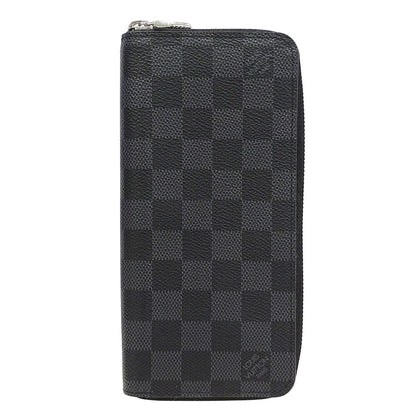 LOUIS VUITTON ルイ・ヴィトン ジッピーウォレット・ヴェルティカル 長財布 ダミエ グラフィット ブラック N63095 ダミエグラフィットキャンバス メンズ 【中古】