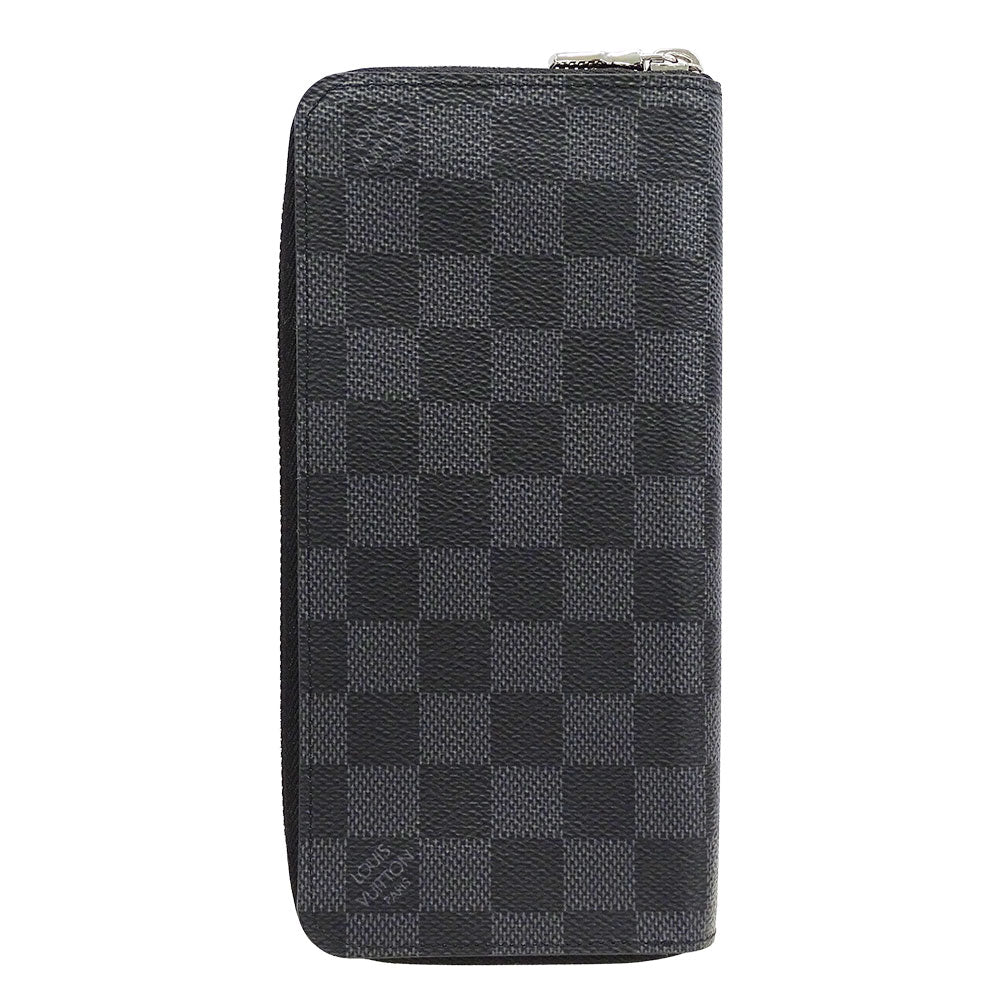 LOUIS VUITTON ルイ・ヴィトン ジッピーウォレット・ヴェルティカル 長財布 ダミエ グラフィット ブラック N63095 ダミエグラフィットキャンバス メンズ 【中古】