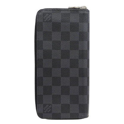 LOUIS VUITTON ルイ・ヴィトン ジッピーウォレット・ヴェルティカル 長財布 ダミエ グラフィット ブラック N63095 ダミエグラフィットキャンバス メンズ 【中古】